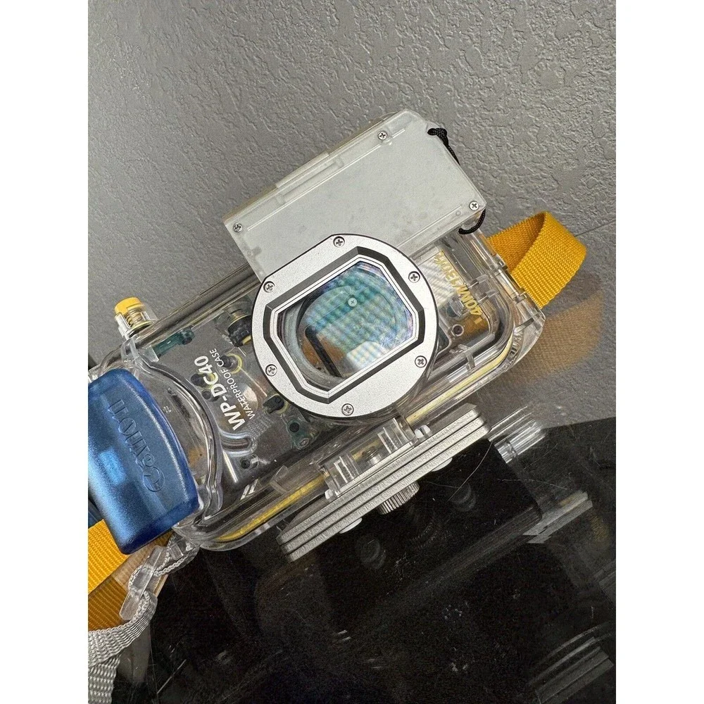 Canon WP-DC35 Waterproof Case for PowerShot S90 Camera W/Strap & Mounting Plates